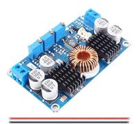 DAOKAI Modulo regolatore di tensione LTC3780 Convertitore step up down a tensione costante a pressione di sollevamento automatica DC 5 V-32 V a 1 V-30 V 10 A con cavo rosso e nero 24 AWG