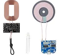 DAOKAI Modulo ricevitore standard di ricarica wireless Qi Bobina scheda PCBA 5V 1A, scheda di ricarica wireless standard Qi con bobina per kit di ricarica cellulare fai da te