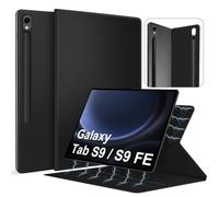 DAORANGE Custodia Cover Magnetica per Samsung Galaxy Tab S9 FE 10.9 Pollici/Tab S9 11 Pollici 2023, Custodia Smart Sottile con Portapenne Nascosto Cover per Samsung Tab S9 / S9 FE (Nero)