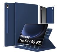DAORANGE Custodia Magnetica per Samsung Galaxy Tab S9 FE 10.9 Pollici / S9 11 Pollici 2023 Sottile Leggera Custodia Flip Custodia con Supporto Nascosta S per Samsung Tablet S9 / S9 FE (Blu scuro)
