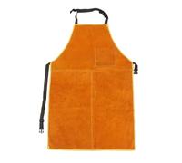 DAORBT Grembiule da saldatura in PU resistente regolabile resistente al calore con tasche for uomo