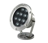 DAOTEX Faretto Subacqueo LED Luci Subacquee IP68 Impermeabile Basso Voltaggio 12/24V Acciaio Inox Faretti A Fontana Sommergibile per Stagni Piscina Cascata Giardino Illuminazione del Paesaggio (Color