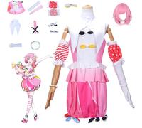 Daotutu Emu Otori Project Sekai Colourful Stage Cosplay Costume con Parrucca per Donne Anime Adulto Uniforme Vestito Completo Set Halloween Carnevale Ballo in Costume Fancy Dress Up (XL)