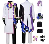 Daotutu Rui Kamishiro Project Sekai Colourful Stage Cosplay Costume con Parrucca per Uomo Anime Adulto Mizuki Akiyama Uniforme Vestito Set Halloween Carnevale Ballo in Costume Fancy Dress Up (XL)