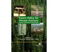 Daowei Zhang Forest Policy for Private Forestry (Copertina rigida)