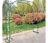 Daoyuan Arco da Giardino in Metallo,Arco per Rose per Piante Rampicanti,Resistente Padiglione da Giardino,Traliccio,Pergolati alle Intemperie E Autoportante,con Base,Facile da Montare