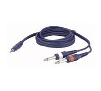 Dap Audio Cavo Adattatore Mini Jack Stereo 3,5mm Doppio Jack Mono 6,3 mm da 1,5mt FL31150