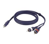 Dap Audio Cavo Adattatore Mini Jack Stereo Doppio Pinjack RCA Maschio Da 1,5 Mt FL30150