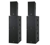 DAP Audio Club Mate III 2.1canali 1200W Nero set di altoparlanti