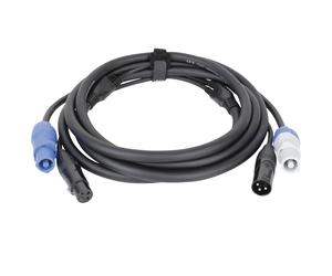 DAP AUDIO FP20-3 CAVO COMBO POWER POWERCON + DMX XLR 3 PIN DA 3 METRI