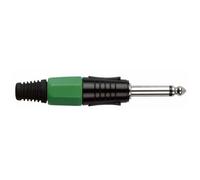 DAP - Connettore jack mono da 6,3 mm, colore: Nero/Verde