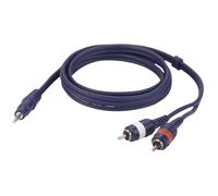 DAP FL30 - stereo mini-jack to 2 RCA male L/R 6 m