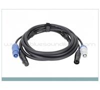 DAP FP20 HYBRID CABLE-POWER PRO 3-PIN XLR-DMX / POWER cavo di collegamento 3 mt