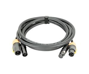 DAP FP23 Hybrid Cable - Power Pro True & 5-pin XLR - D MX/Power - 3 m