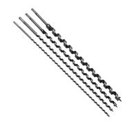 Dapetz®, set di 4 punte trivelle elicoidali per trapano, 600 mm, codolo esagonale da 8 mm - 24 mm, per legno