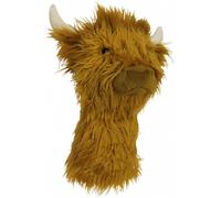 Daphne's Headcovers Highland Cow - Coprimazza da golf, in finta pelliccia resistente ai raggi UV, adatto a conducenti fino a 460 cc, ideale per tour