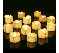 Daphome Candele a LED Senza Fiamma Portò Candele Flickering Flameless,Per Decora