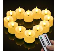 Daphome Candele a LED Senza Fiamma Portò Candele Flickering Flameless,Per Decora