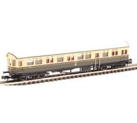 Dapol 2P-004-014 GWR Over Twin Cities 187 Cioccolato E Crema Autocoach N Gauge