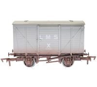 Dapol 4F-011-041 Lms Ventilato Van Grigio 117852 Oo Scala Anticato + T48 Postale