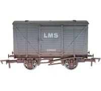 Dapol 4F-011-043 Lms Ventilato Van Grigio 538840 Oo Scala Anticato + T48 Postale