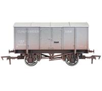 Dapol 4F-013-020 Lms Gunpowder Van Grigio 701018 Invecchiato Oo Scala Pacco 48