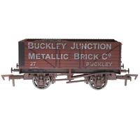 Dapol 4F-071-167 Buckley Junction 27 Mineral 7 Plank Wagon Invecchiato OO Gauge