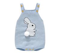 DaPongZhi Pagliaccetti Neonata,Pigiama Neonato Estivo,Pagliaccetto Neonata Estivo,Body Neonato 0-18Mesi,Vestiti Neonato Femmina,Tutine Neonato 0-3 Mesi Femmina,Newborn Baby Items (Blue-4, 0-3 Months)
