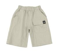 DaPongZhi Pantaloni Cargo per Ragazzi,Pantaloni da Hiking Bambini E Ragazzi,Pantaloncini Bambini Pantaloncine Morbido per Bambino Estivi da Calcio,Pantaloncini da Sportivi (Khaki, 3-4 Annis)