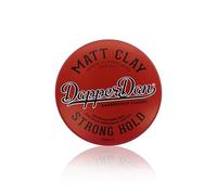 Dapper Dan Argilla Matt Clay Forte Finitura Opaca per Capelli da Uomo, Formula a Base d'Acqua, Profumo di Zafferano Affumicato e Pelle, Marchio Fondato da Barbieri 100ml