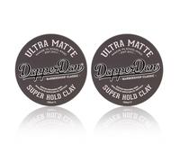 Dapper Dan Argilla per Capelli Ultra Matte Super Hold per Uomin, Finitura Ultra Matte, Forte Tenuta, Texture e Definizione, Professionale, Vaniglia e Lampone,2 x 100ml