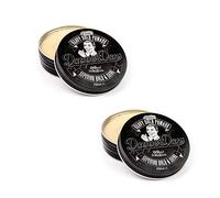 Dapper Dan Superior Heavy Hold Pomade Duo 2 x 100ml | Extra Strong Hold and High Shine Pomade for Slick Back and Pompadour Styles. Oil-Based with Liquorice and Vanilla.