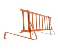 DAPRONA Set griglia paraneve, incluso supporto paraneve, connettore 200 cm rosso mattone, facile installazione, per tegole ondulate, certificato TÜV Rheinland