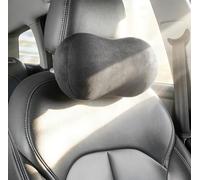 Dapucarin Cuscino Poggiatesta Auto in Memory Foam, Ergonomico Cuscini Ortopedico per Guidatore e Viaggi, Sostiene Collo Allevia Dolore Supporto Cervicale per Guida, Nero, 1 Pezzo