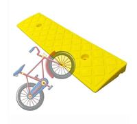 DAQXYH Rampe di Soglia Portatili 3-22cm Altezza, Rampe per Cordolo Rampe per Gradini Antiscivolo, Rampa per Sedia A Rotelle per Porte, Ingressi, Gradini, Garage(Yellow,50x38x15cm)