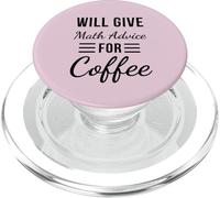 Darà consigli di matematica per il caffè divertente dicendo matematica PopSockets PopGrip per MagSafe