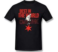 Daran Best in The World Cm Punk Unisex T-Shirt Printed Tee Graphic Top Men Black Shirt L