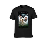 Daran Interstellar Space Exploration Movie Unisex T-Shirt Printed Tee Graphic Top Men Black Shirt L