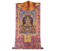 DARANCA TapestrytapestrytapestrytapestryTibetan Thangka Art - Thangka - Stampa giclée digitale ad alta risoluzione e doppio strato incorniciato a mano - Arazzo buddista da appendere alla parete