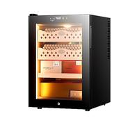 DARBCGH Armadietto for sigari Intelligente da 50 Litri: Controllo della Temperatura e dell'umidità, Design a Doppio Spazio di archiviazione(A)