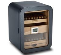 DARBCGH Armadietto umidificatore for sigari, Raffreddatore umidificatore for sigari, con Fodera in Cedro, Cassetto a Strati, Piano in Vetro, for spazi residenziali, Uso Domestico(C,Withoutskylight)