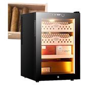 DARBCGH Electronic Cigar & Wine Cabinet - 16-23°C, 60-80% RH, Removable Cedar Shelves(A)