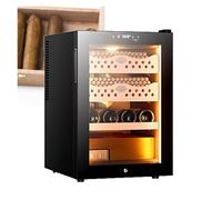 DARBCGH Electronic Cigar & Wine Cabinet - 16-23°C, 60-80% RH, Removable Cedar Shelves(B)