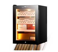 DARBCGH Humidor for sigari Elettrico da 50 Litri - Cedro Spagnolo, Controllo Temperatura e umidità, Contiene 300(A)