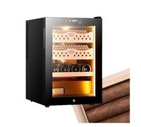 DARBCGH Humidor for sigari Elettrico da 50 Litri - Rivestimento in Cedro, Controllo Temperatura e umidità, Contiene 300(B)