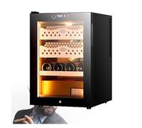 DARBCGH Humidor for sigari Elettrico Intelligente da 50 Litri: Ripiani Rimovibili in Cedro, Controllo della Temperatura e dell'umidità(B)