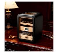 DARBCGH Humidor for sigari elettronico - 110 sigari, Foderato in Cedro, Design Cavo a Strati(B,Withskylight)