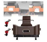 DARBCGH Organizer for Auto for Sedile Posteriore 3 in 1 NeatRide - Universale(Brown-B)