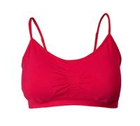 DARBCGH Reggiseno Senza Ferretto Ultimate Comfort - Senza Cuciture e Imbottito for Un'Esperienza Senza Sensazione, Come Una seconda Pelle(Red,Medium)
