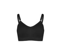 DARBCGH Seamless Wireless Bra for Women - Medium Support with Removable Cups, Adjustable Straps for Everyday Comfort(Black,36F)